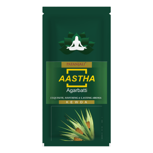 Patanjali Aastha Kewda Agarbatti 150 g Zipper