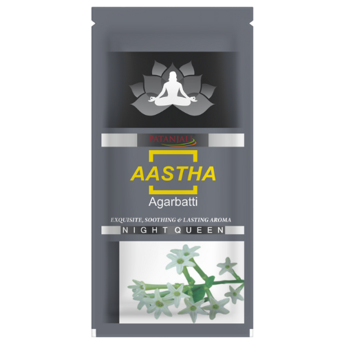 Patanjali Aastha Night Queen Agarbatti 150 g Zipper