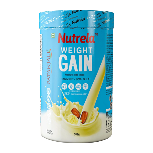 patanjali nutrela weight gain powder