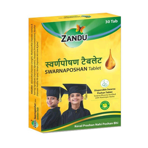 Zandu Swarnaposhan Tablets 30 N - 'Keval Prashan Nahi Poshan Bhi'