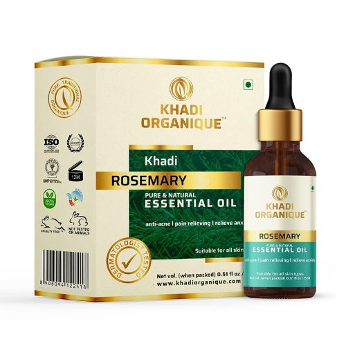 khadi organique rosemary essential oil