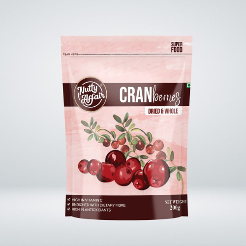 Nutty Affair Cranberries Dried & Whole 200 g