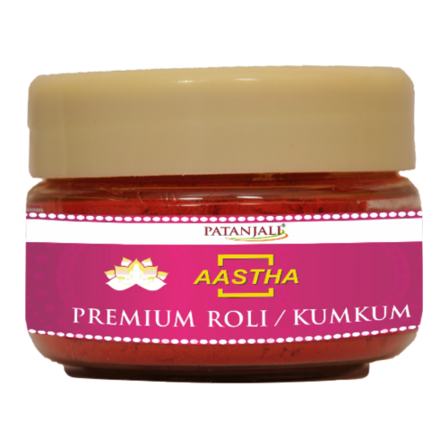 Patanjali Aastha Premium Roli / Kumkum 25 g