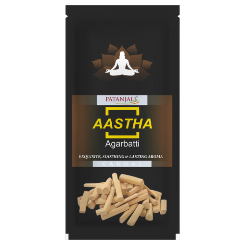 Patanjali Aastha Sandal Agarbatti 150 g Zipper