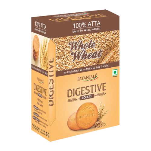 Patanjali Digestive Cookies Whole Wheat 250 g