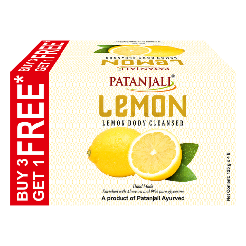 Patanjali Lemon Body Cleanser 125 g (Buy 3 Get 1 Free*)