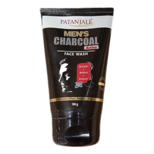 Patanjali Men's Charcoal Active Face Wash 100 g