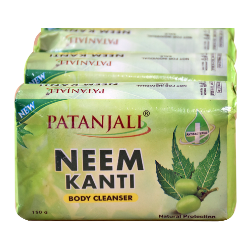 Patanjali Neem Kanti Body Cleanser 150 g (Pack of 3) Monthly Pack
