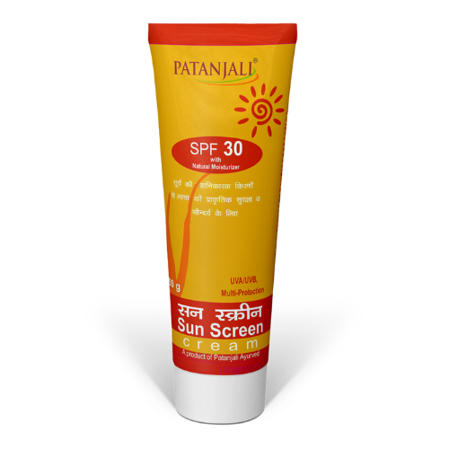 Patanjali Sun Screen Cream SPF 30 100 g