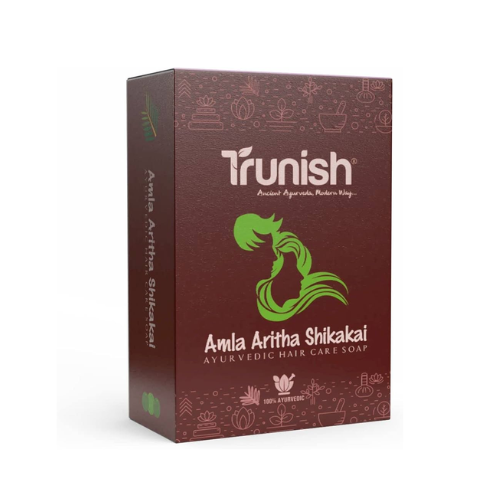 Trunish Amla Aritha Shikakai Ayurvedic Hair Care Soap 75 g