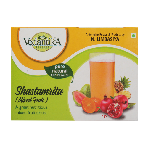 vedantika shastamrita mixed fruit drink