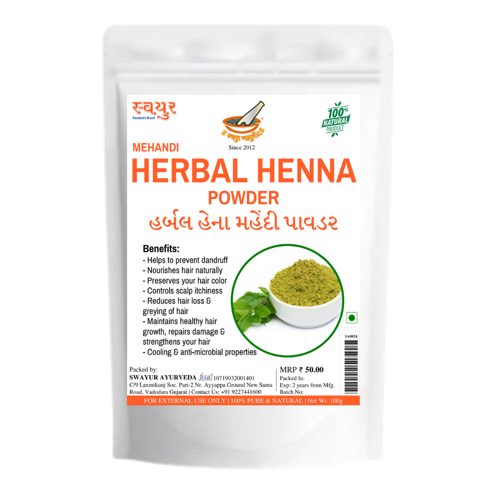 swayur herbal heena powder