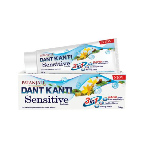 patanjali dant kanti sensitive toothpaste