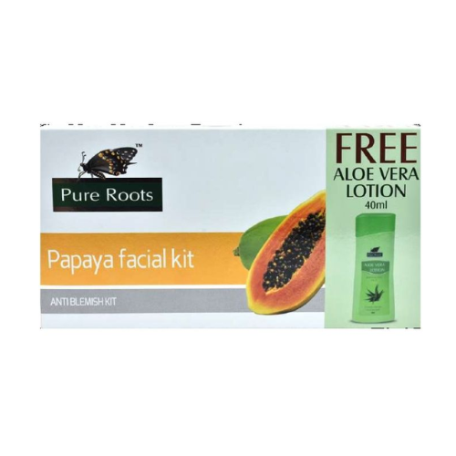 pure roots papaya facial kit