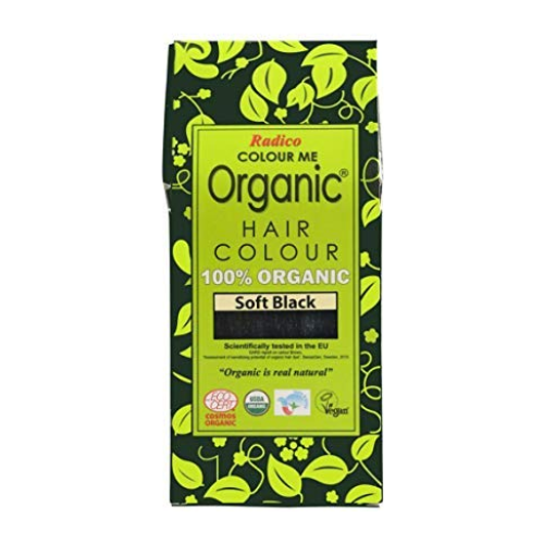 radico organic hair color soft black